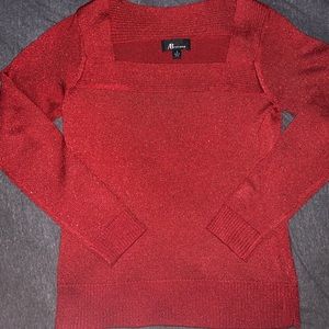 Sparkly red dressy shirt